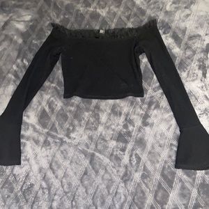 Off the shoulder crop top